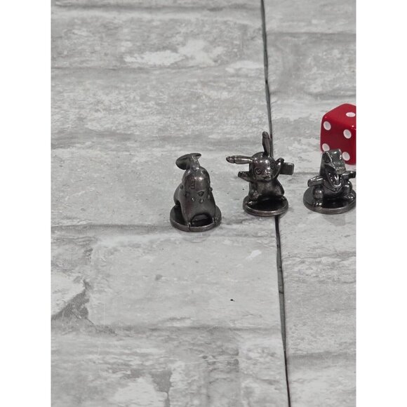 POKEMON Monopoly Kanto Edition Replacement Game Parts Pieces 5 Tokens and 1 Dice - Picture 2 of 5